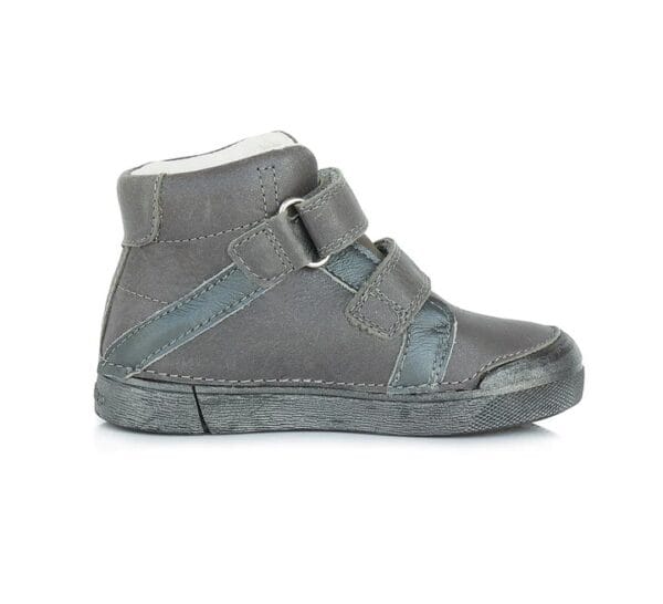 DD Step Szürke magasszárú bőrcipő