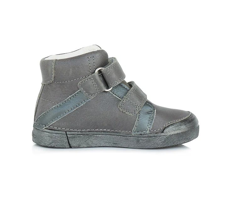 DD Step Szürke magasszárú bőrcipő - Image 3