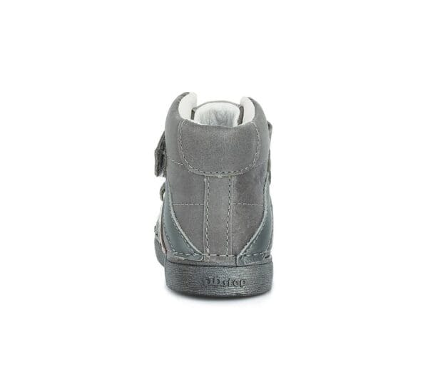 DD Step Szürke magasszárú bőrcipő