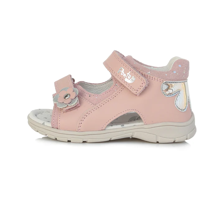 Ponte20 szupinált rózsaszín szandál virág mintával