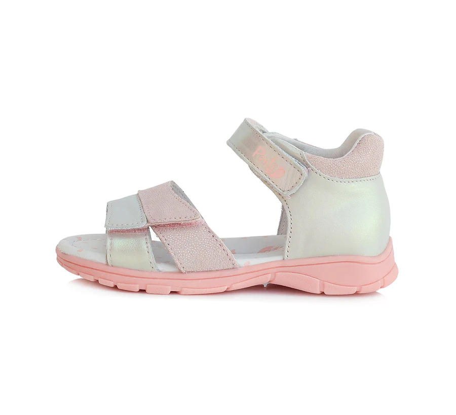Ponte20 szupinált lány szandál ezüst rózsaszín színben