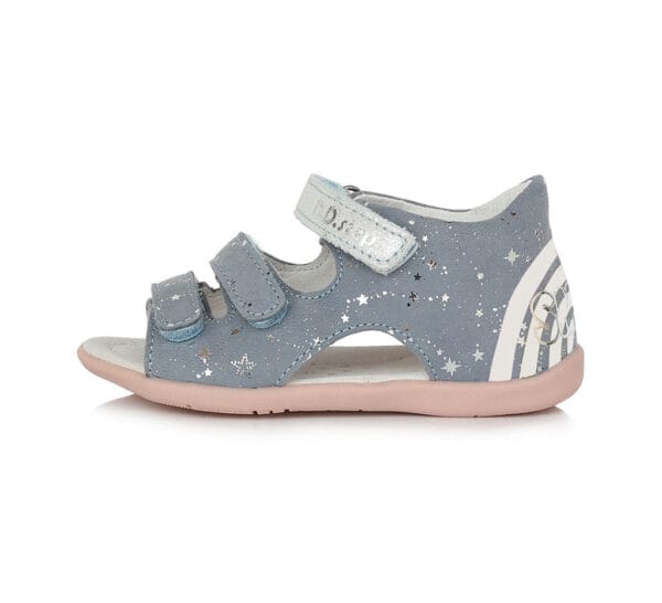 DD Step bőrszandál, napfényre színeződő szivárvánnyal