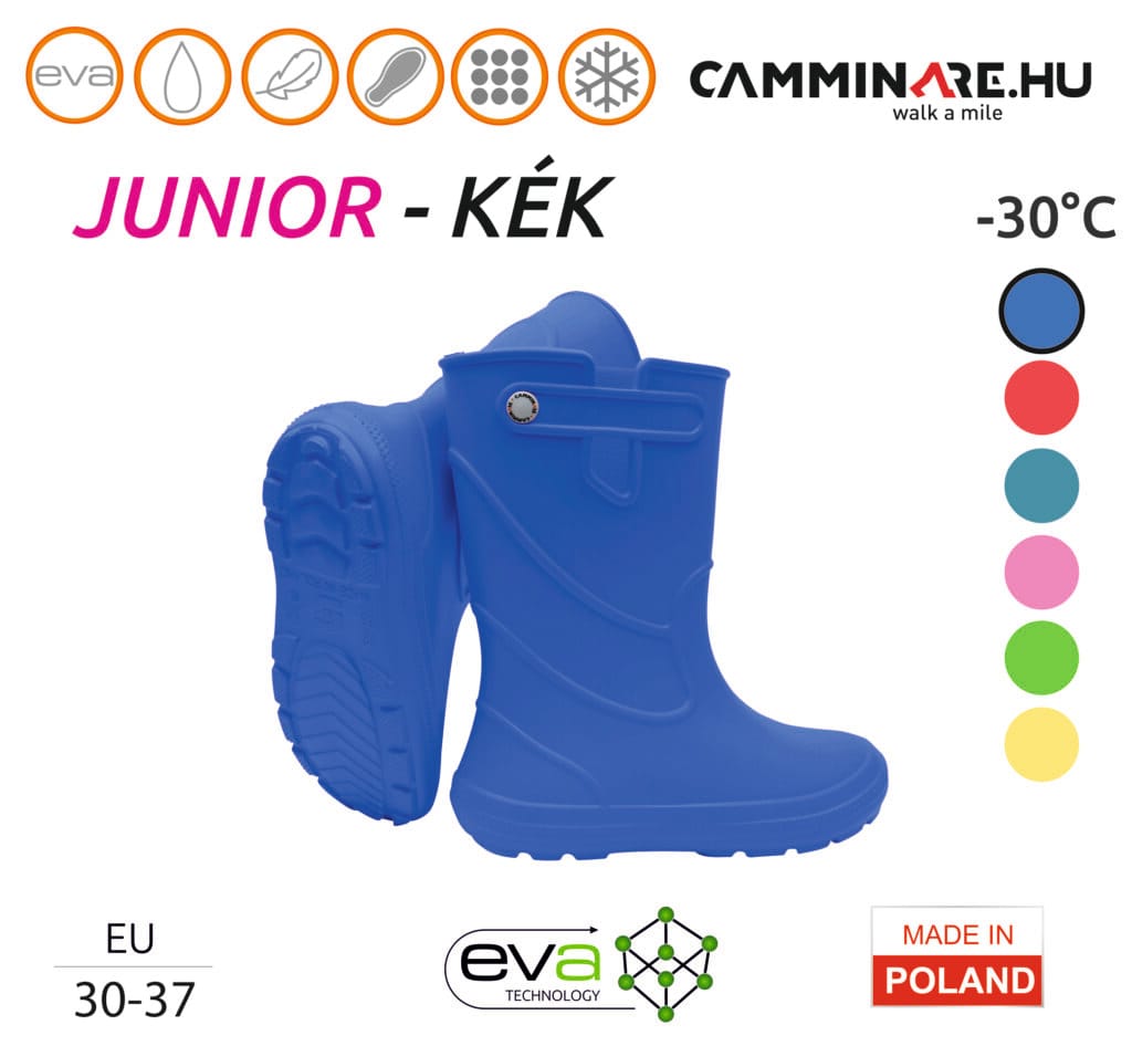 Camminare – Junior EVA gyerekcsizma KÉK (-30°C)