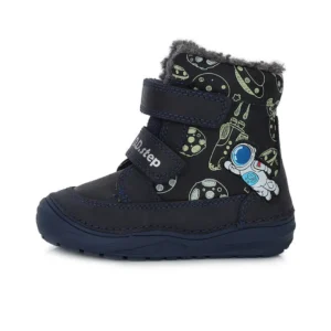 DD Step kisfiú téli bőrcipő