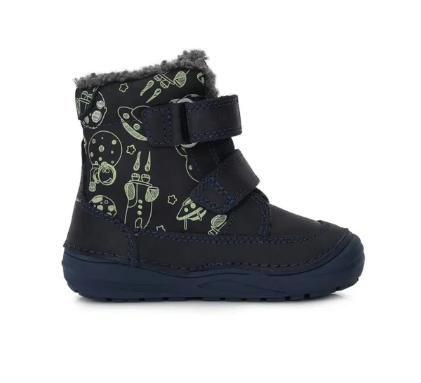 DD Step kisfiú téli bőrcipő