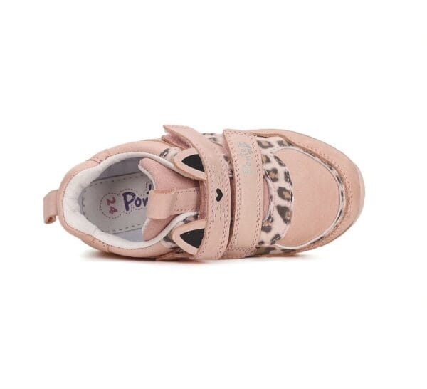 Ponte20 supinált lány sportcipő – púder leopárdmintával