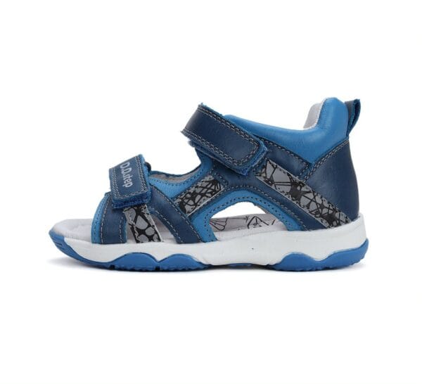 DD Step fiú bőrszandál