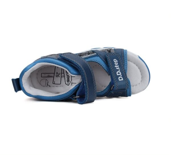 DD Step fiú bőrszandál