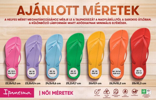 Ipanema Anatomic Classic Slide női papucs - fekete