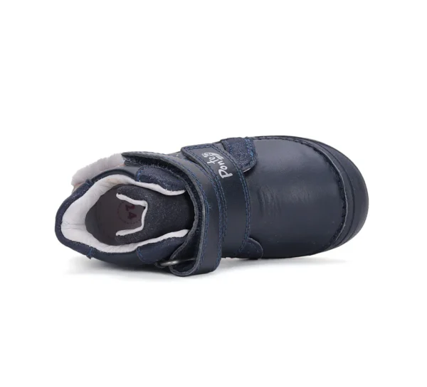 Ponte20 supinált lány bőrcipő – sötétkék unikornis mintával