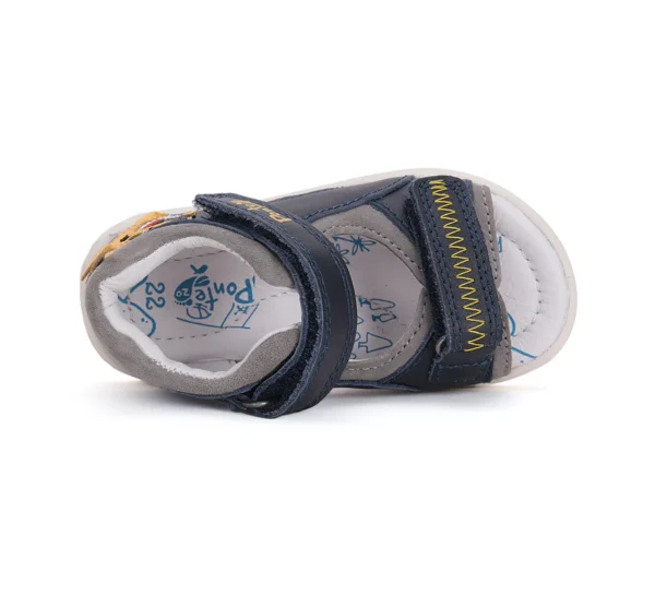 Ponte20 szupinált fiú bőrszandál