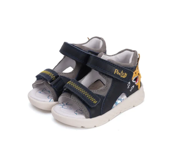 Ponte20 szupinált fiú bőrszandál