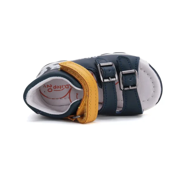 DD Step fiú bőrszandál