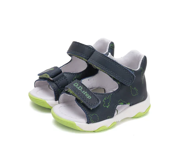 DD Step fiú bőrszandál