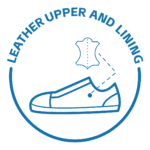 Leather upper and lining