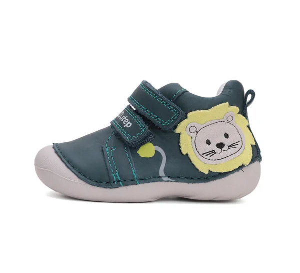 DD Step kisfiú bőrcipő