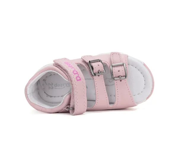 DD Step lány szandál rózsaszín – színváltós szivárvány mintás