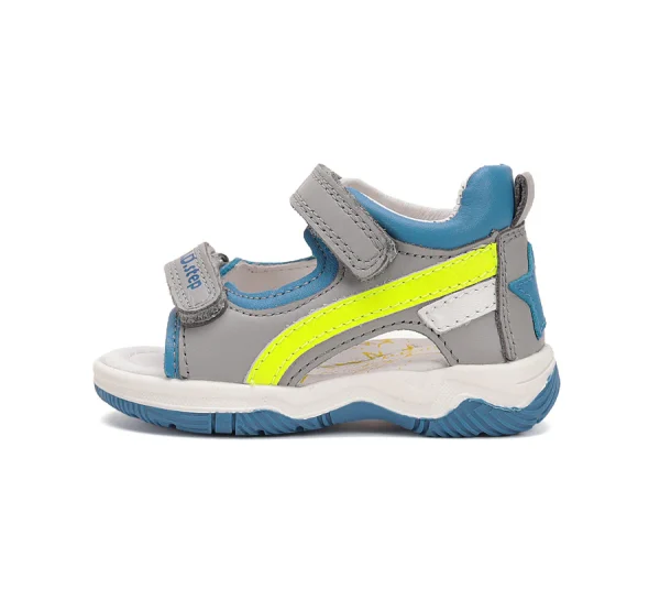 DD Step fiú bőrszandál