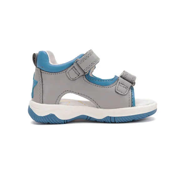 DD Step fiú bőrszandál