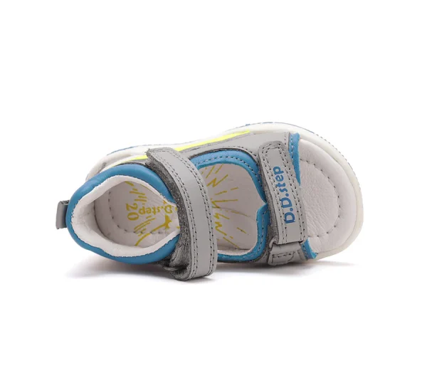 DD Step fiú bőrszandál