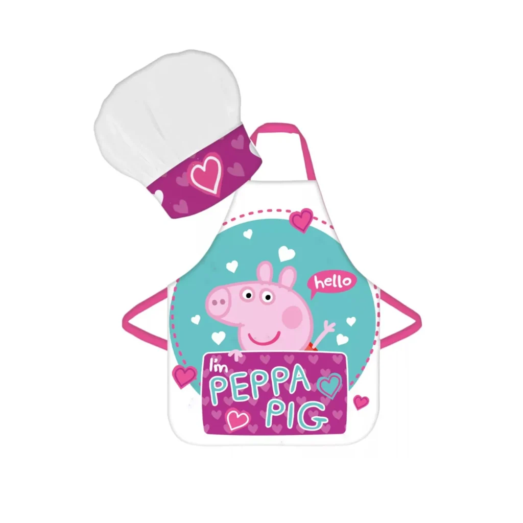 Peppa malac gyerek kötény szett