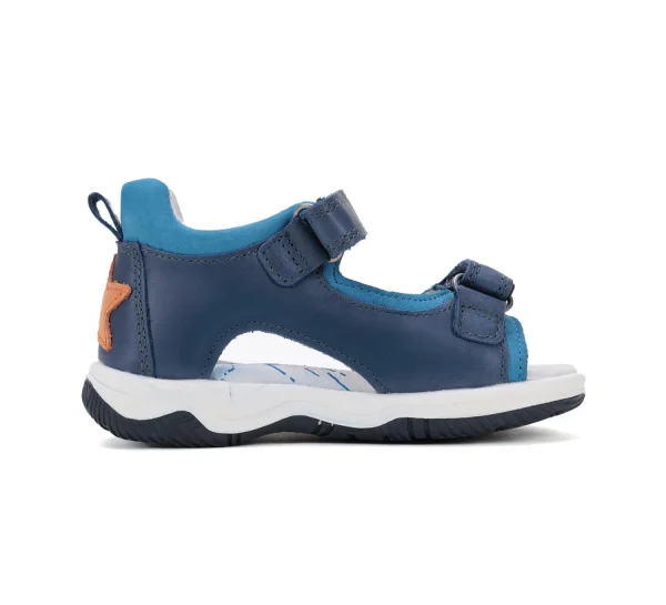 DD Step fiú bőrszandál