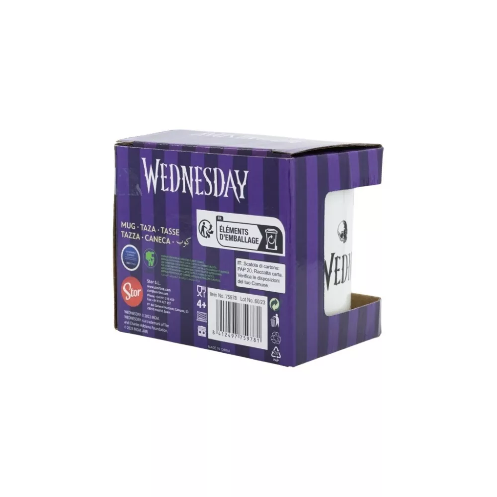 Wednesday Storm Cloud porcelán bögre 325 ml Díszdobozban - Image 4