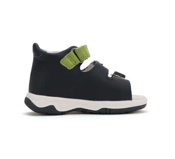 DD Step fiú bőrszandál