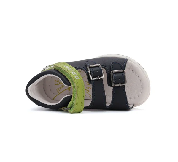 DD Step fiú bőrszandál