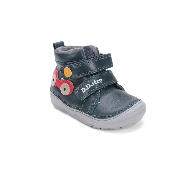 DD Step bélelt kisfiú bőrcipő