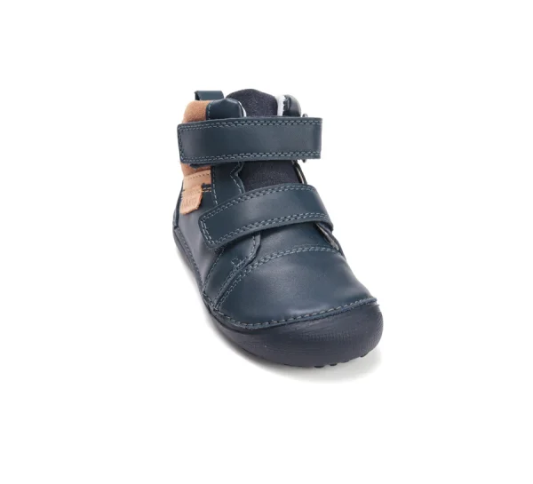 DD Step barefoot fiú bőrcipő