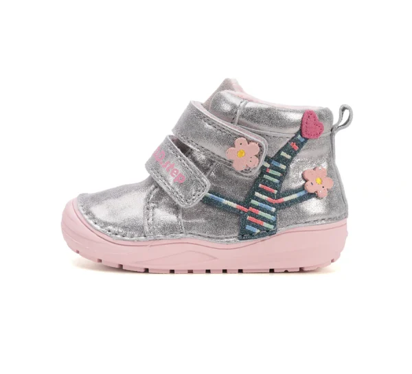 DD Step bélelt kislány bőrcipő