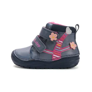 DD Step bélelt kislány bőrcipő