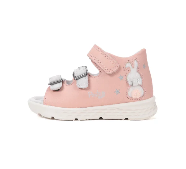 Ponte20 szupinált lány gyerek szandál – rózsaszín, nyuszi mintával
