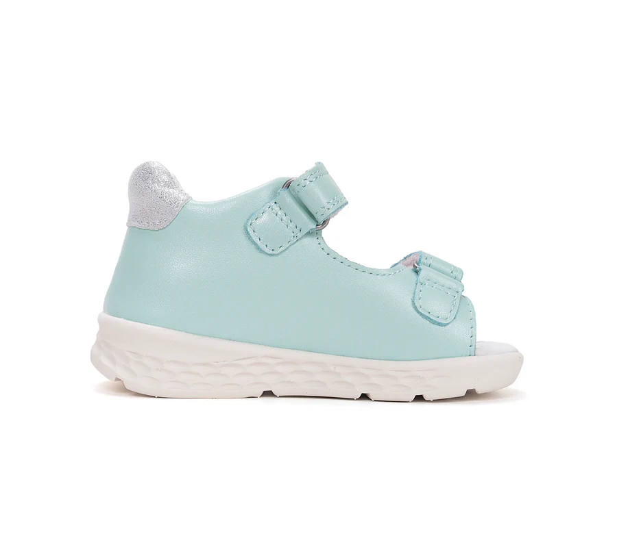 Ponte20 szupinált gyerek szandál – halványkék, virágmintás - Image 4